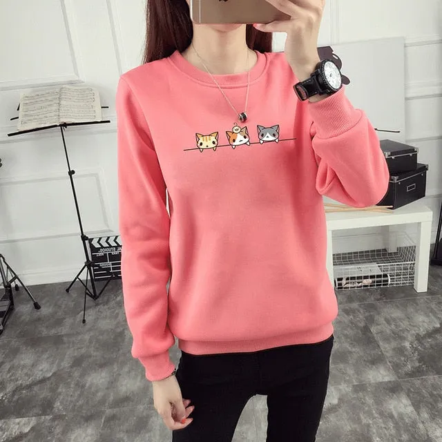 Cute Cat Sweatshirt