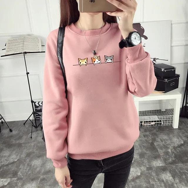 Cute Cat Sweatshirt