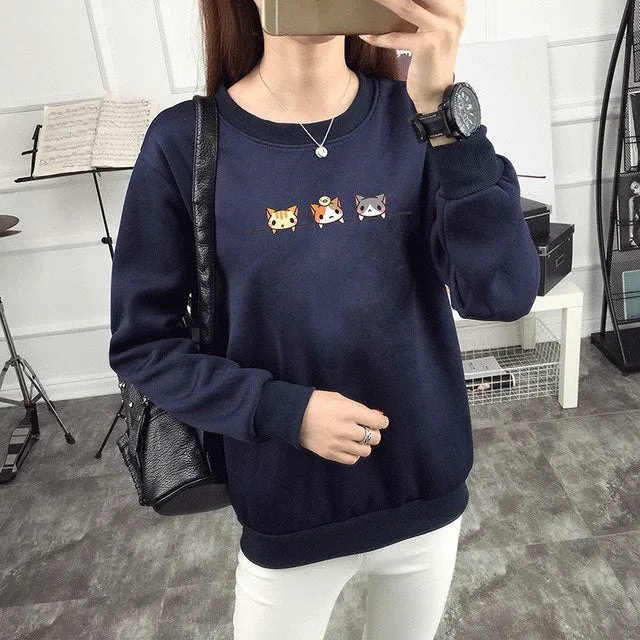 Cute Cat Sweatshirt