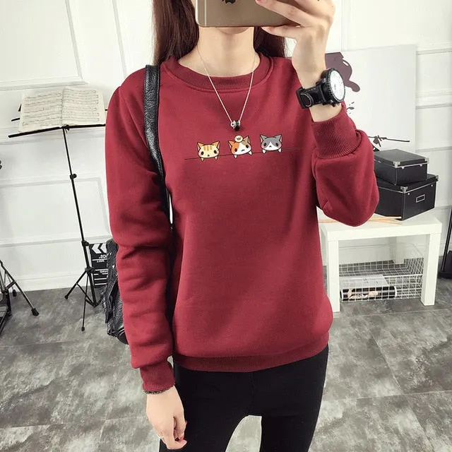 Cute Cat Sweatshirt