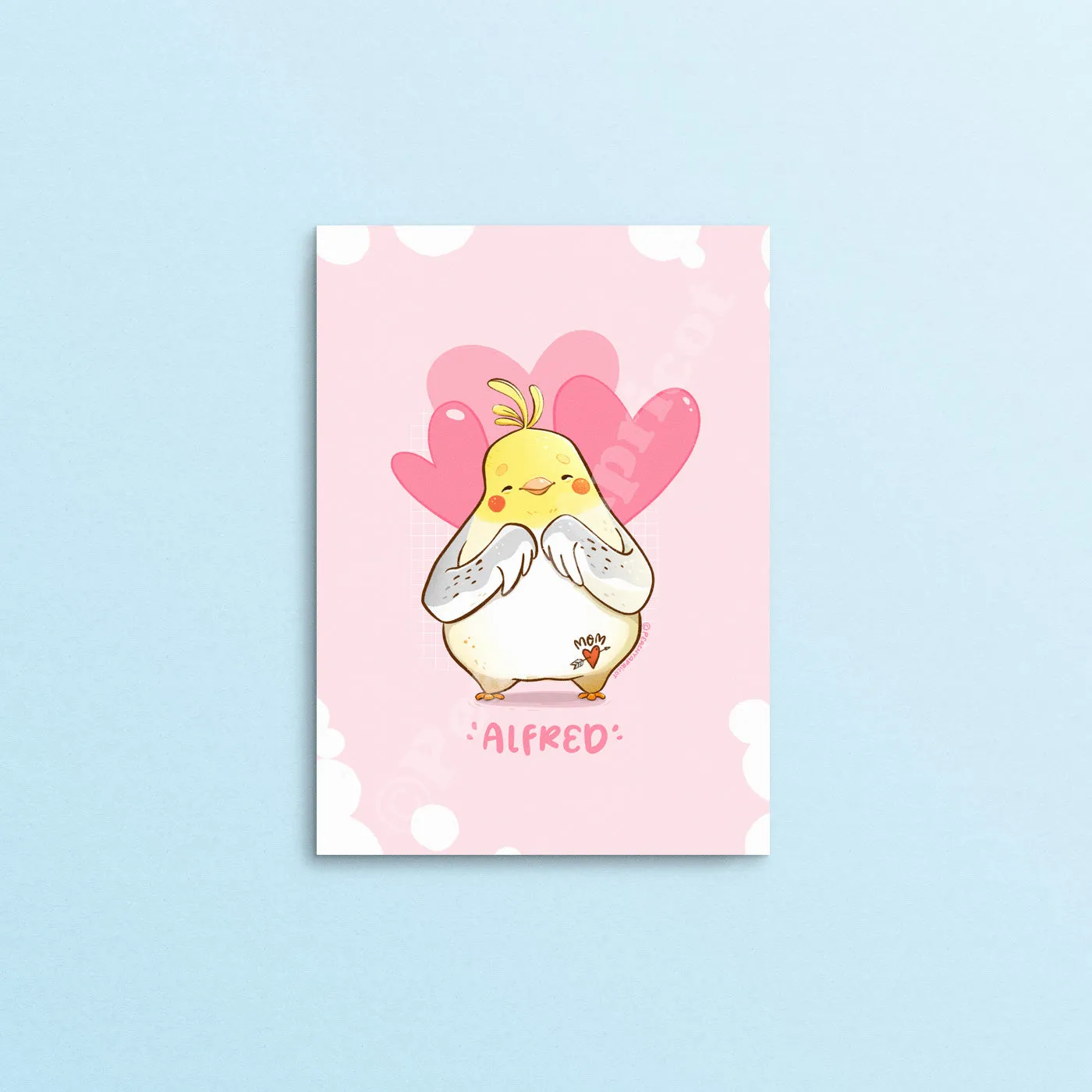 Cute Cockatiel Art Print