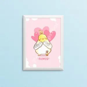 Cute Cockatiel Art Print