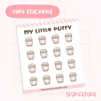 Cute Coffee Planner Sticker