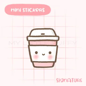 Cute Coffee Planner Sticker