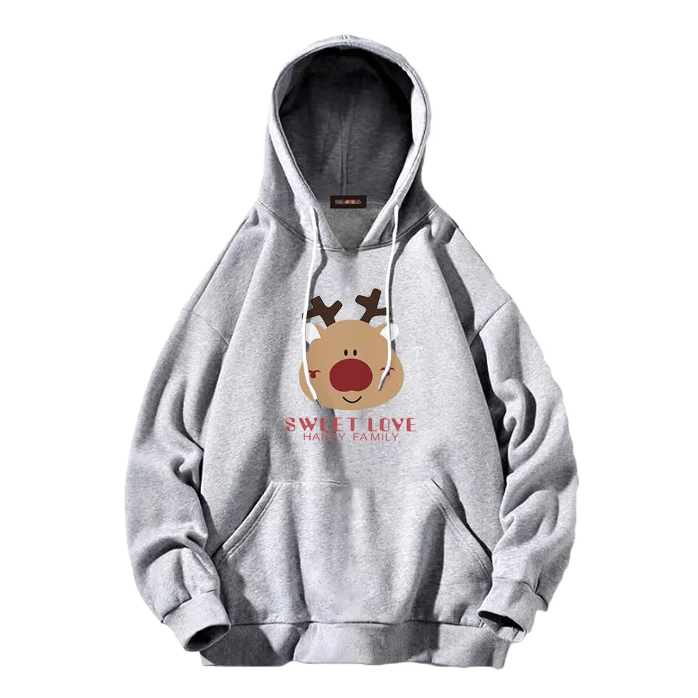 Cute Comic Elk Hoodie