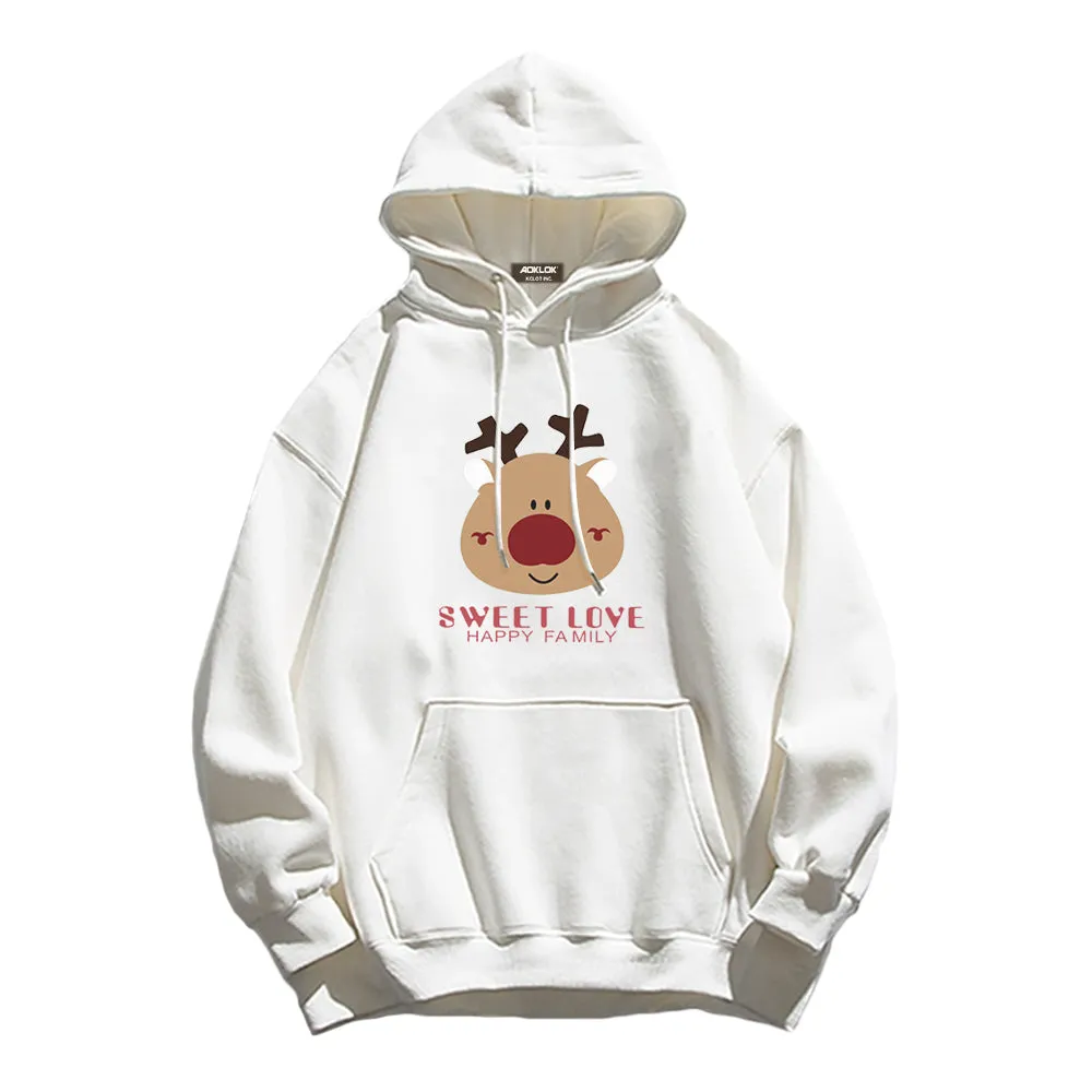Cute Comic Elk Hoodie
