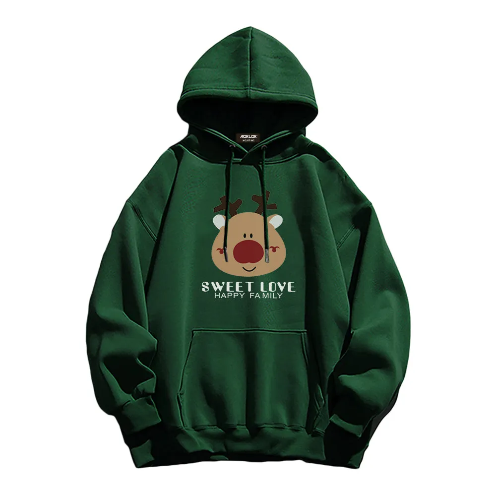 Cute Comic Elk Hoodie