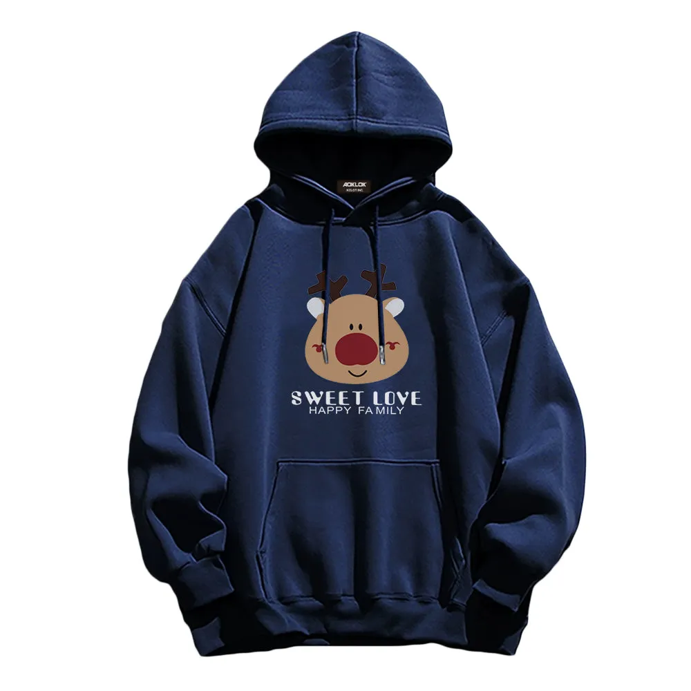 Cute Comic Elk Hoodie