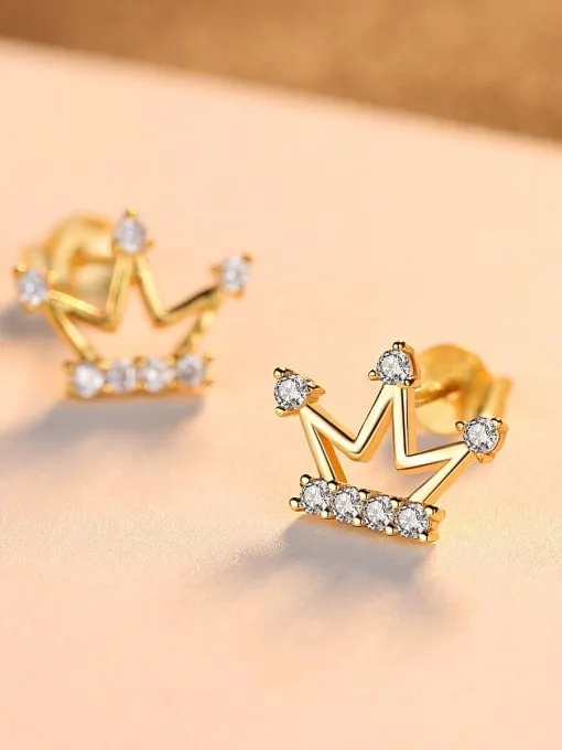 Cute Crown Studs