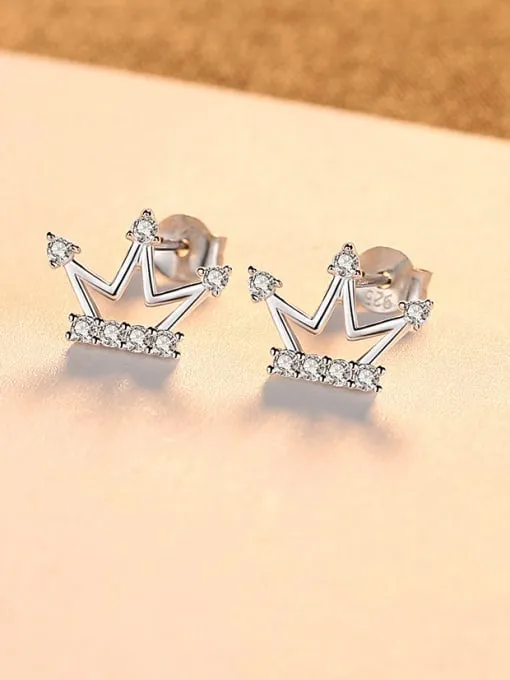 Cute Crown Studs