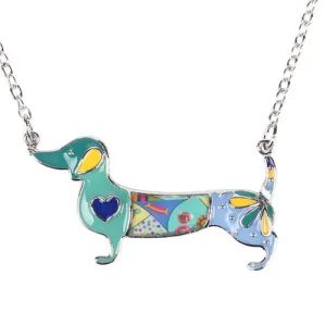 Cute Dachshund Dog Chain Necklace
