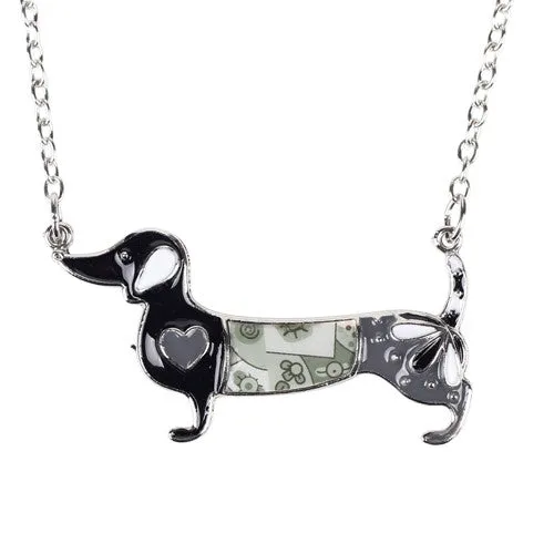 Cute Dachshund Dog Chain Necklace