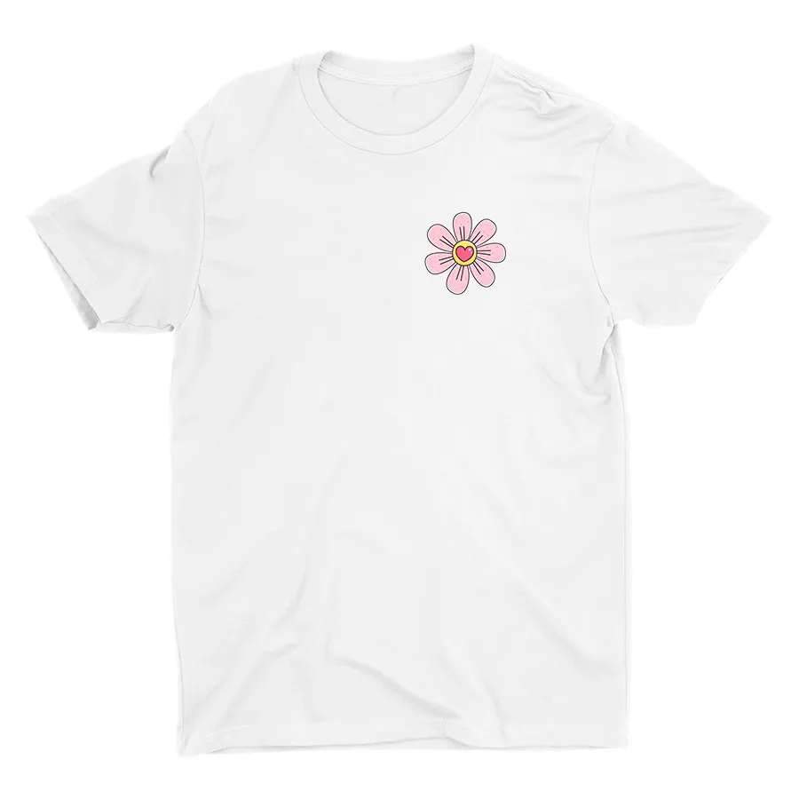 Cute Flower Cotton Tee