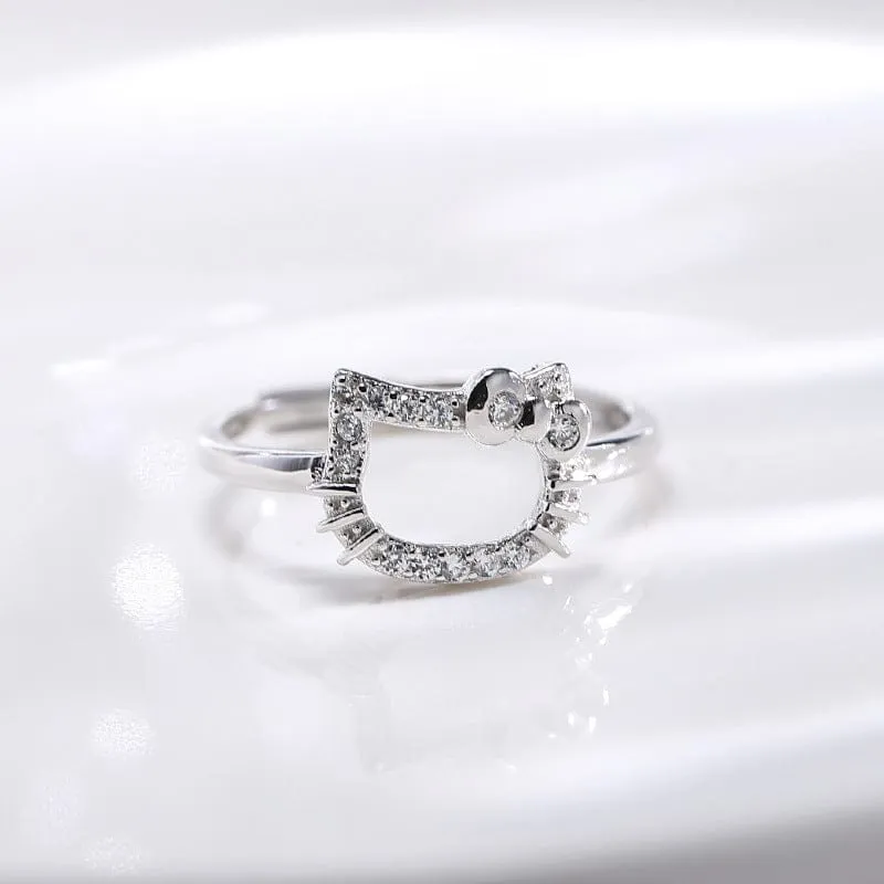 Cute Hello Kitty Ring