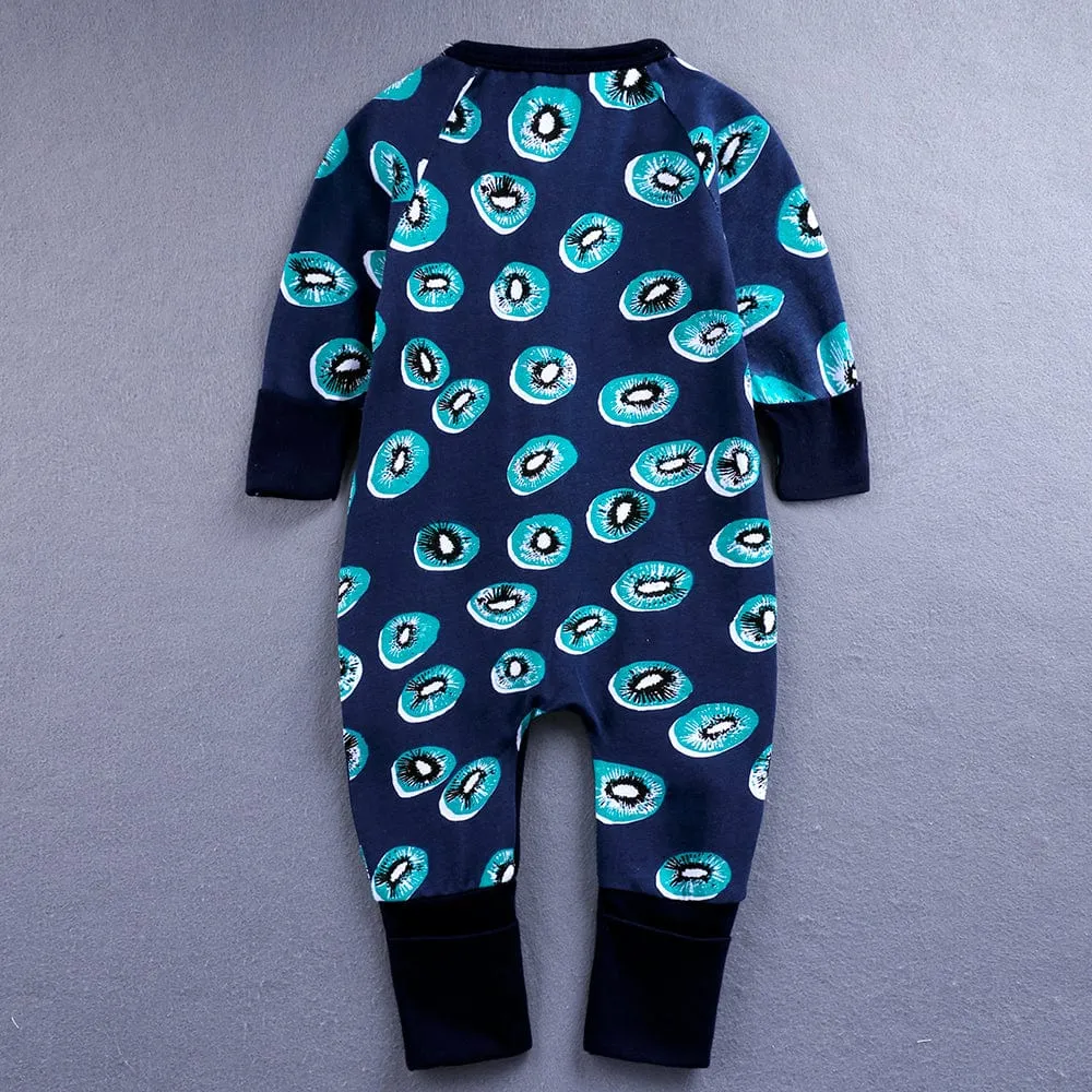 Cute Kiwi Zip Sleepsuit