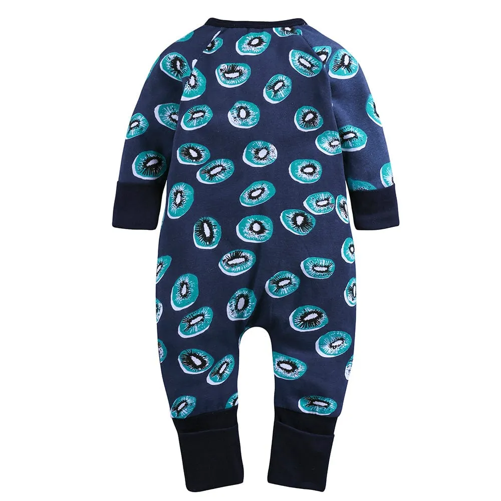 Cute Kiwi Zip Sleepsuit