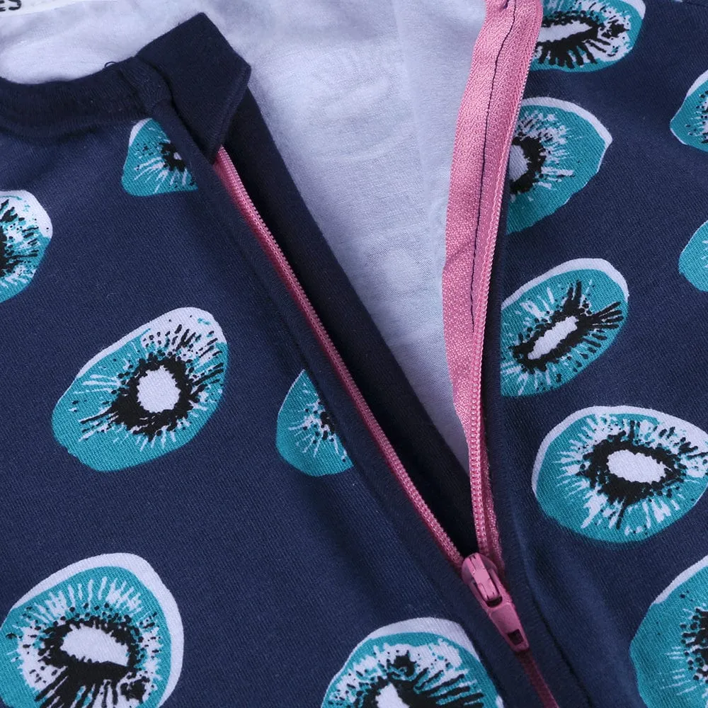 Cute Kiwi Zip Sleepsuit