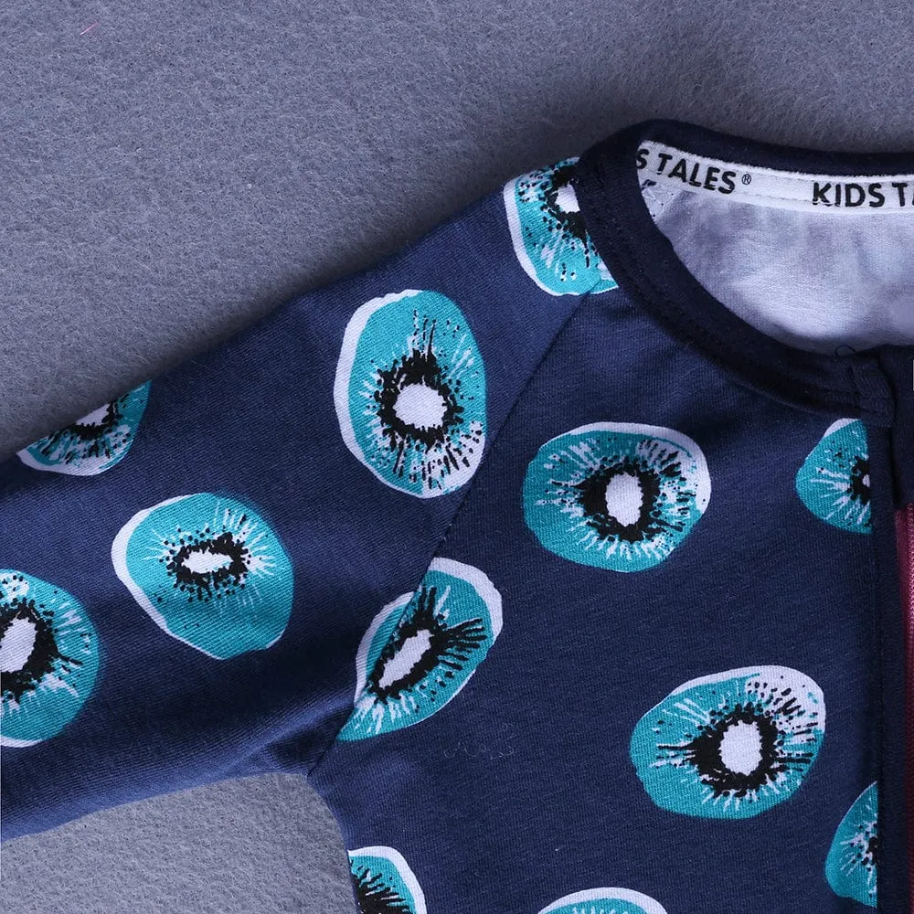 Cute Kiwi Zip Sleepsuit