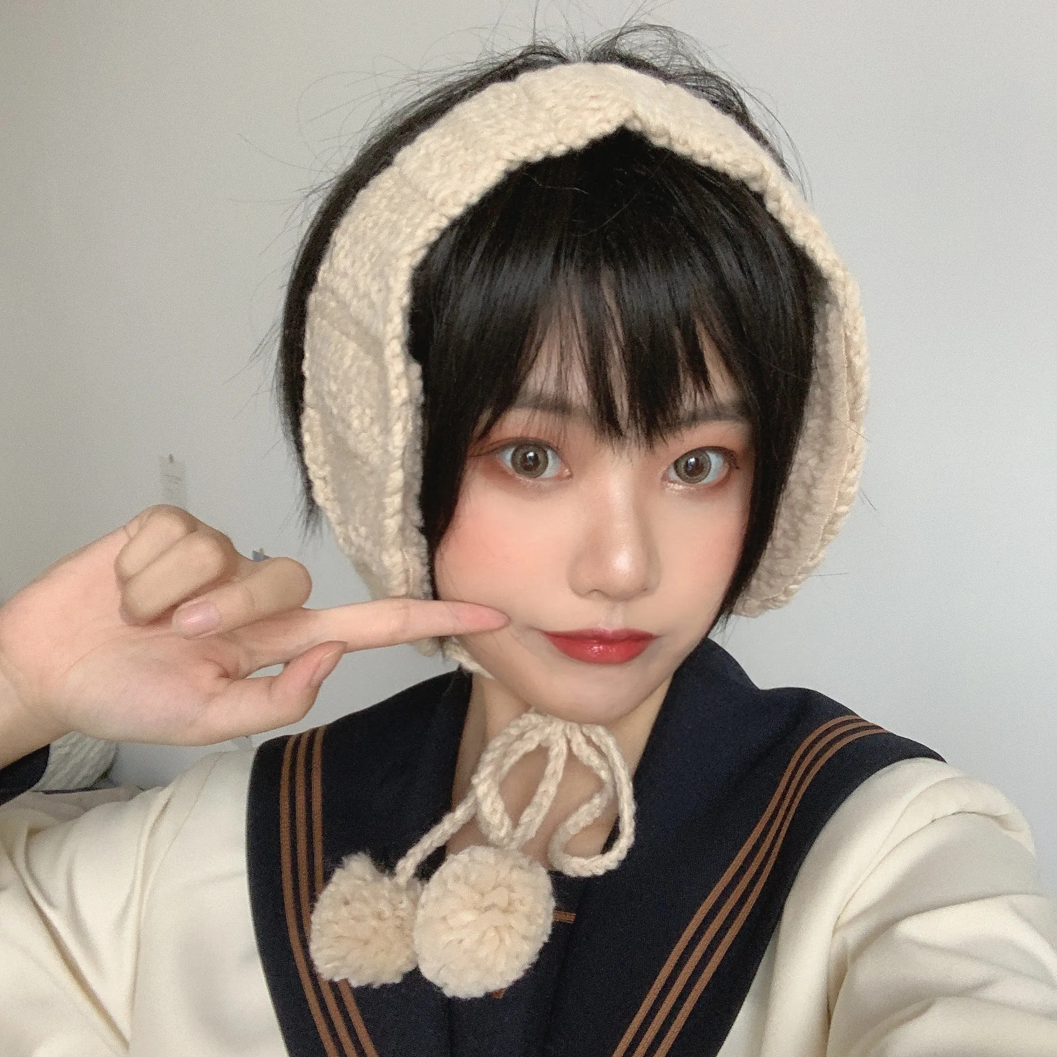 Cute knitted earmuffs yc22487