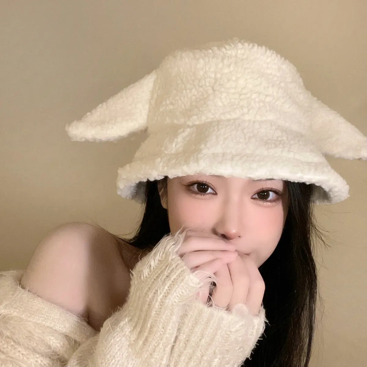 cute knitted hat  KF30331