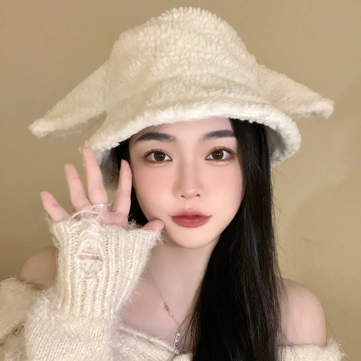 cute knitted hat  KF30331