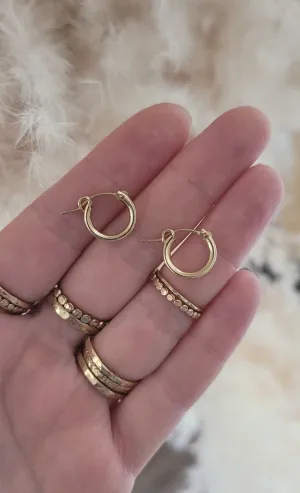 Cute Lil Chunky Hoops