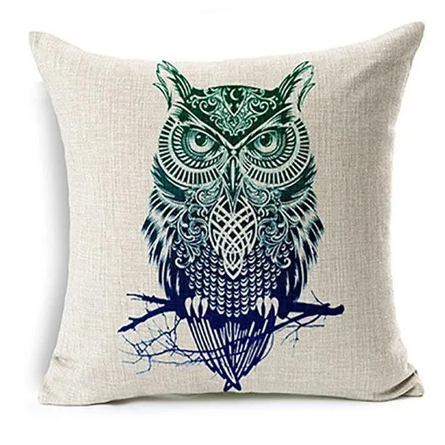 Cute Owl Pattern Pillowcase