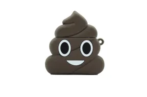 Cute Poop Emoji AirPods Case
