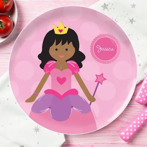 Cute Princess Personalized Kids Plates