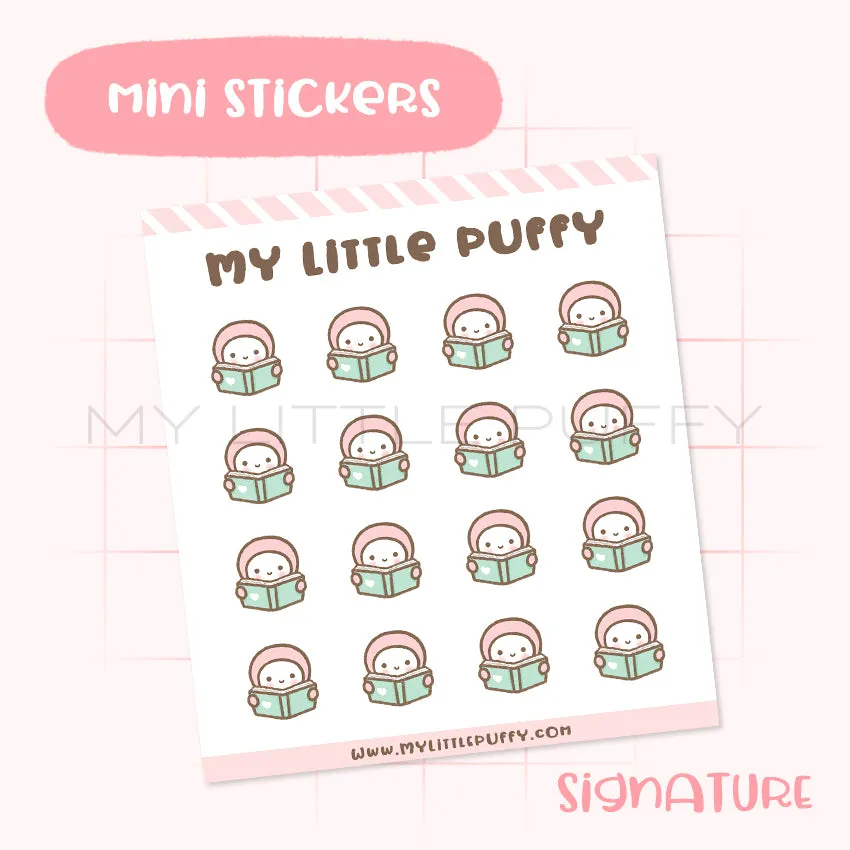 Cute Reading Planner Sticker