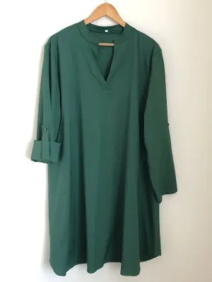 Cute rollup sleeve top