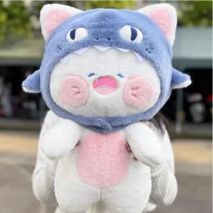 Cute Shark Cat Plush