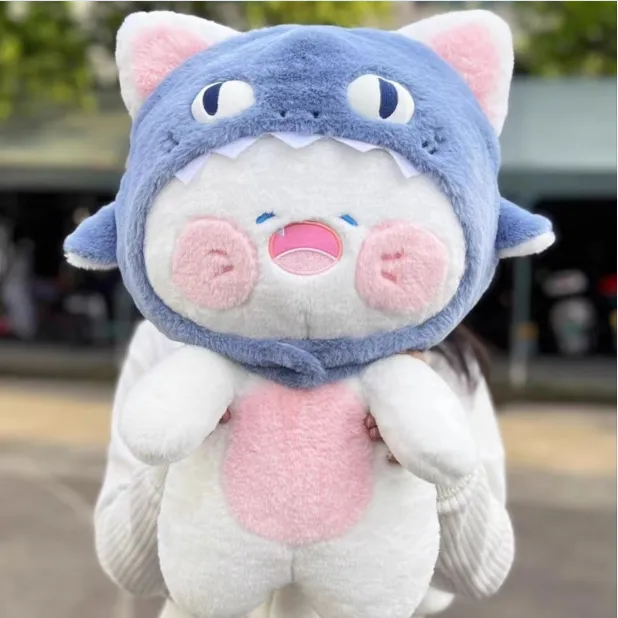 Cute Shark Cat Plush
