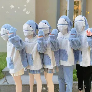 Cute shark hoodie yc24666