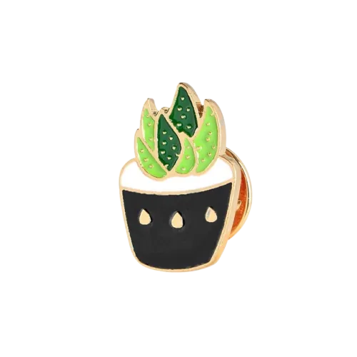 Cute Succulent Pin