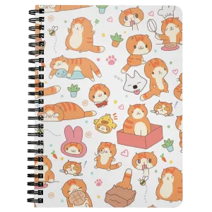 Cute Waffles Spiralbound Notebook