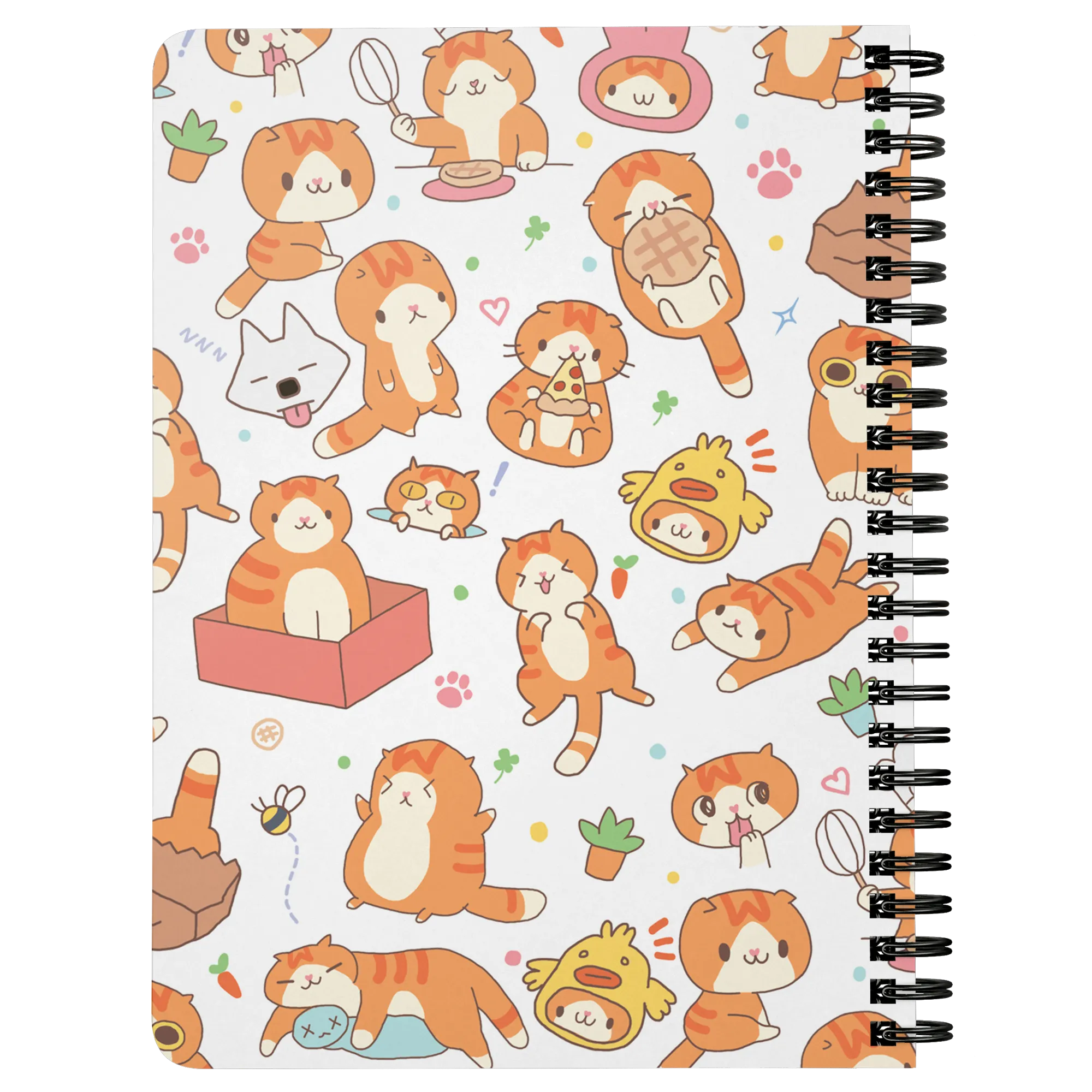 Cute Waffles Spiralbound Notebook