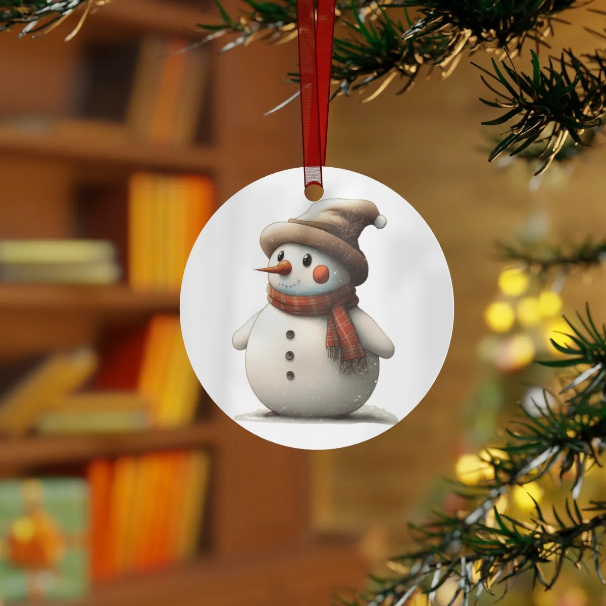 Cute Winterland Snowman Ornament