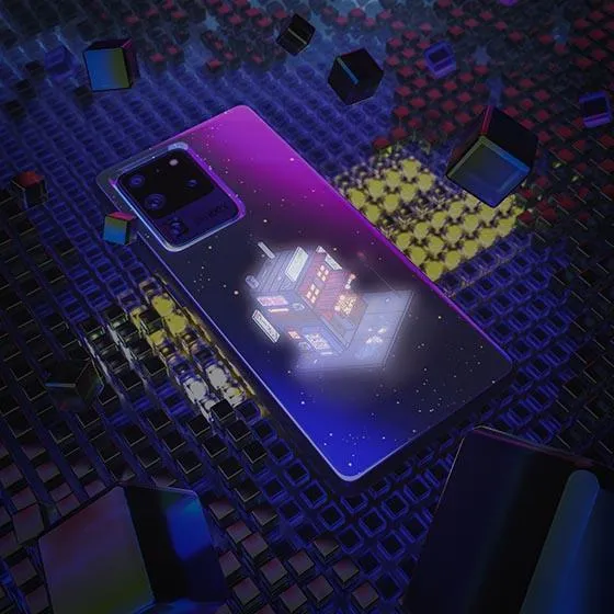 Cyberpunk juusu LED Case for Samsung