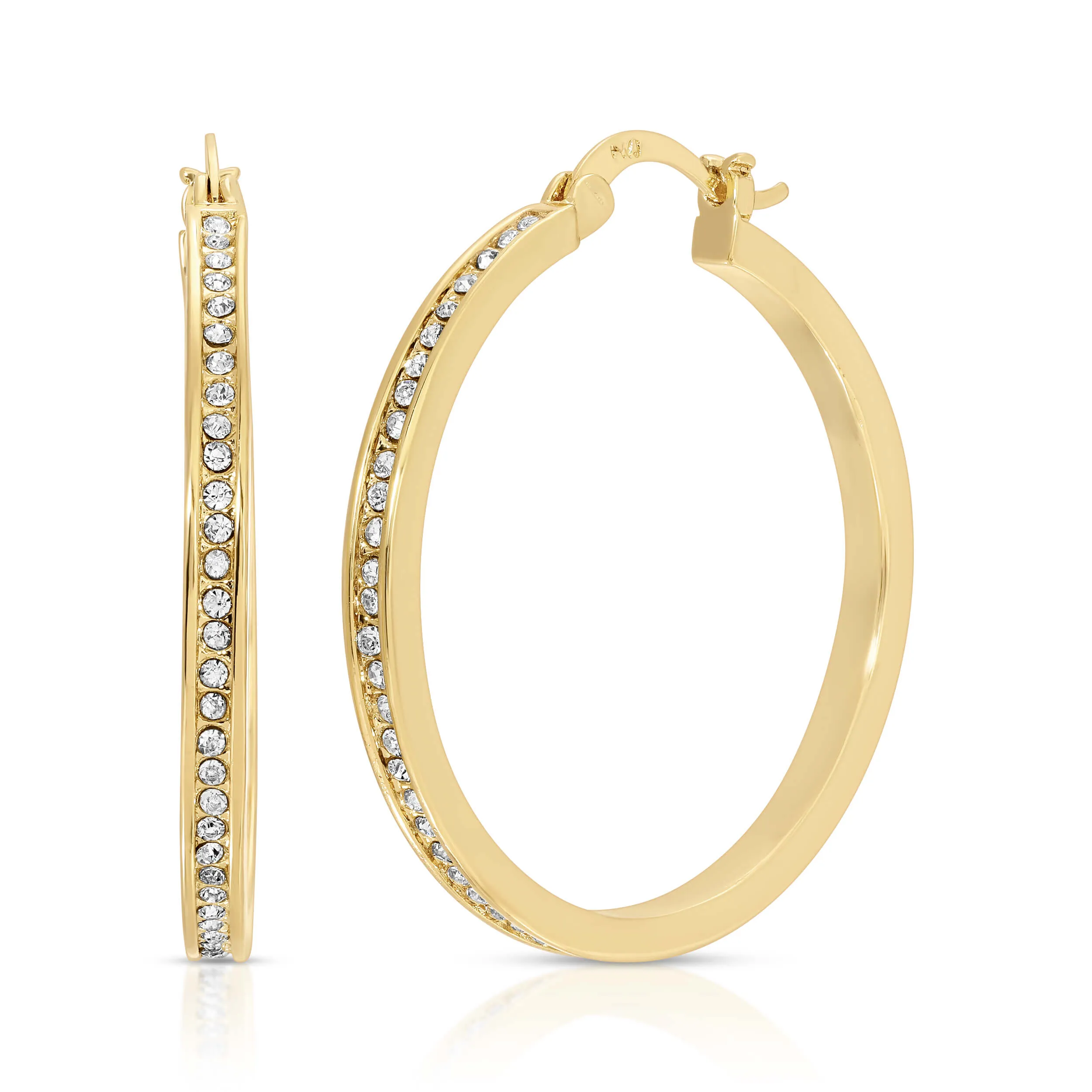 CZ Sparkle Hoops