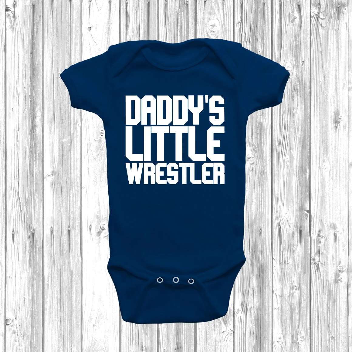 Daddy's Little Wrestler Baby Grow