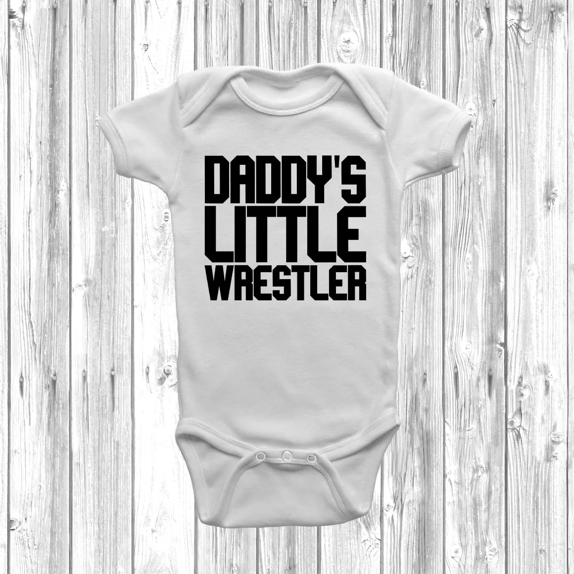 Daddy's Little Wrestler Baby Grow