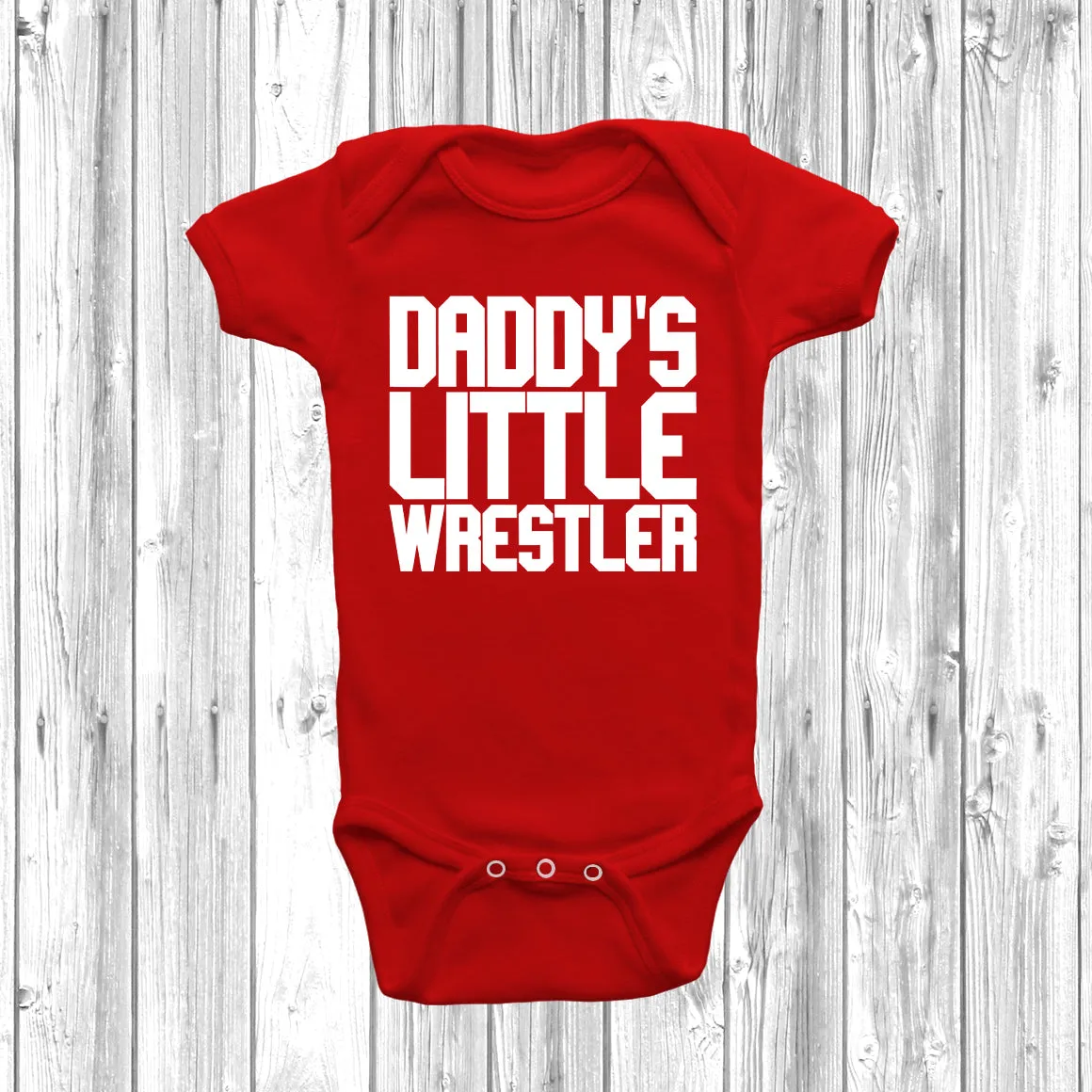 Daddy's Little Wrestler Baby Grow