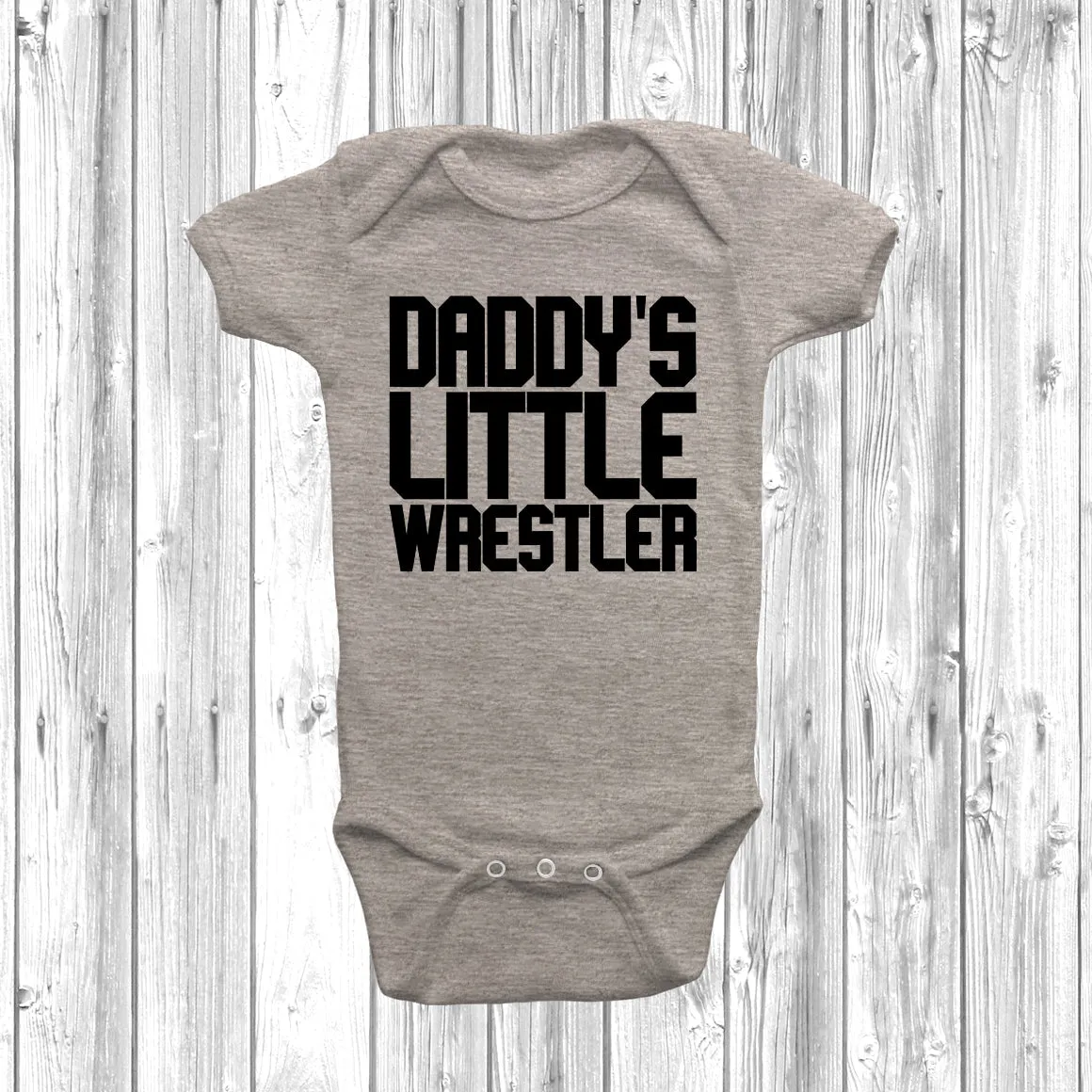 Daddy's Little Wrestler Baby Grow