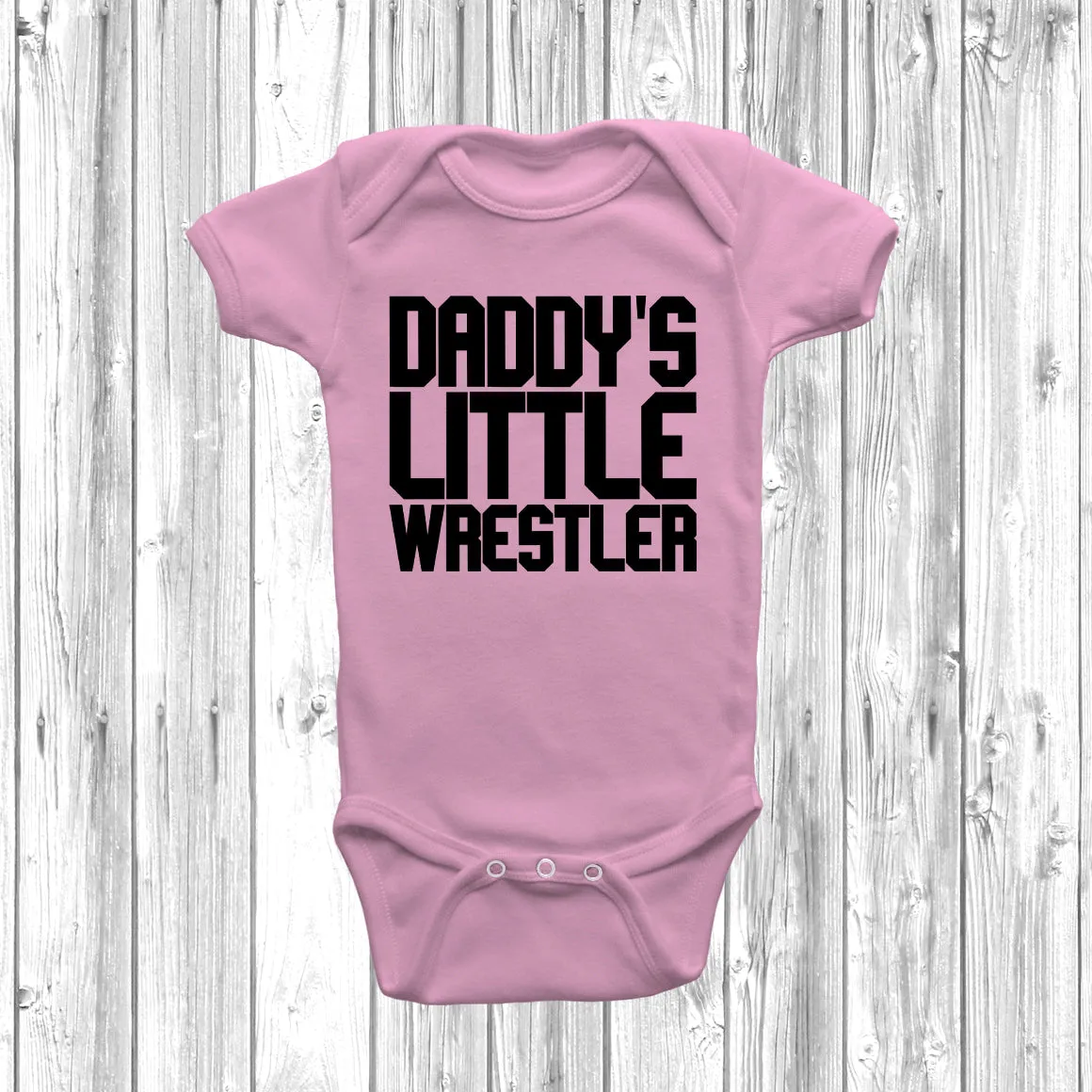 Daddy's Little Wrestler Baby Grow