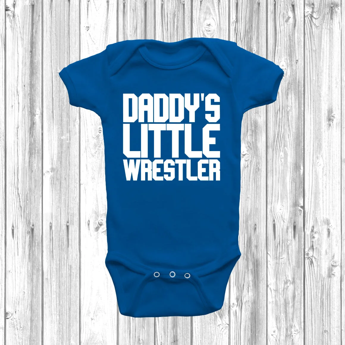Daddy's Little Wrestler Baby Grow