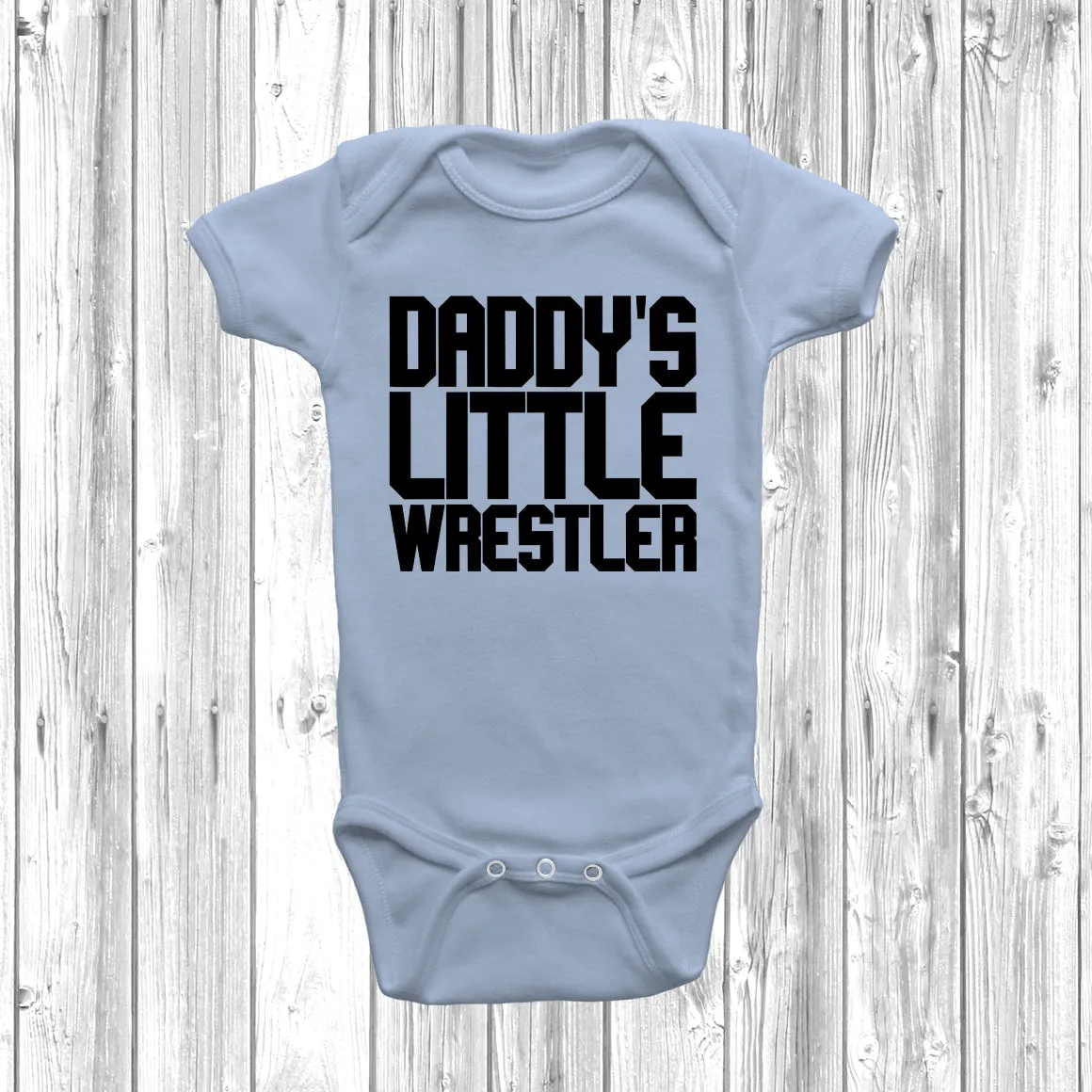 Daddy's Little Wrestler Baby Grow