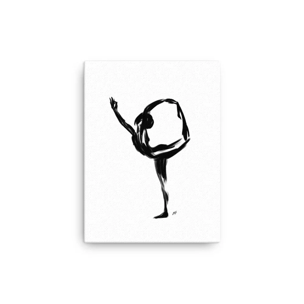 Dancer Gesture, Yoga Canvas