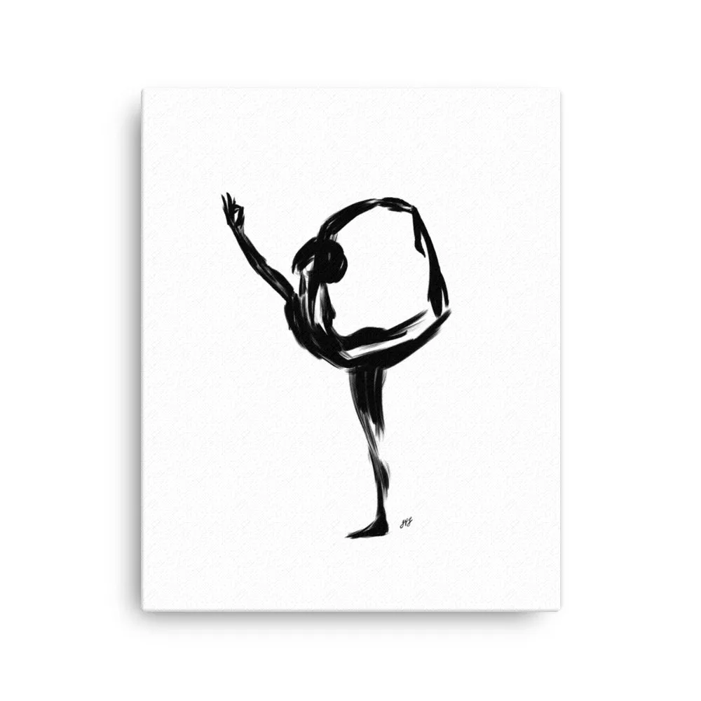 Dancer Gesture, Yoga Canvas
