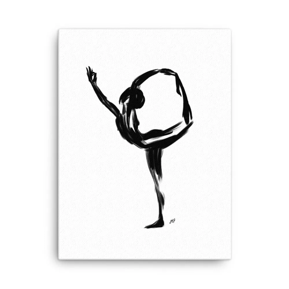 Dancer Gesture, Yoga Canvas